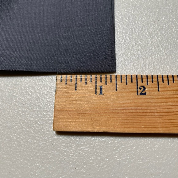 Zanella Dress Trousers 35 (35x31.5 Cuffed) Mens Quad Pleated Slate Gray 991 - Picture 9 of 16